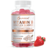 Vitamin B Complex Vegan Gummies with Vitamin B12, B7 as Biotin , B6, B3 as Niacin, B5, B6, B8, B9 for  Energy and Healthy Immune System (1 Pack)